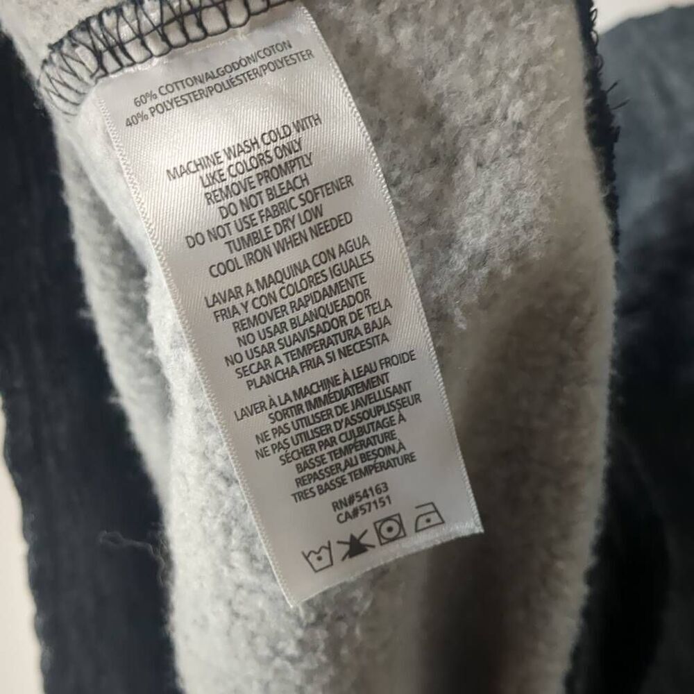 Calvin Klein Performance Marled Charcoal Cowl Neck Sweatshirt XL - Picture 6 of 7